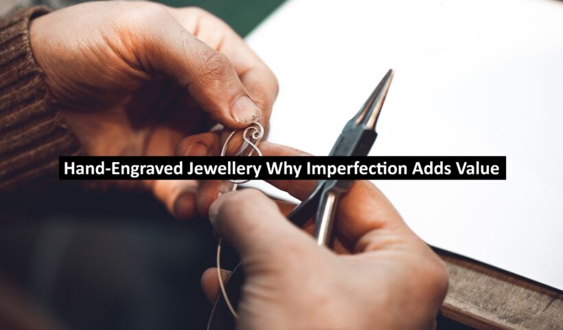 Master making jewelry from metallic thread. High quality photo